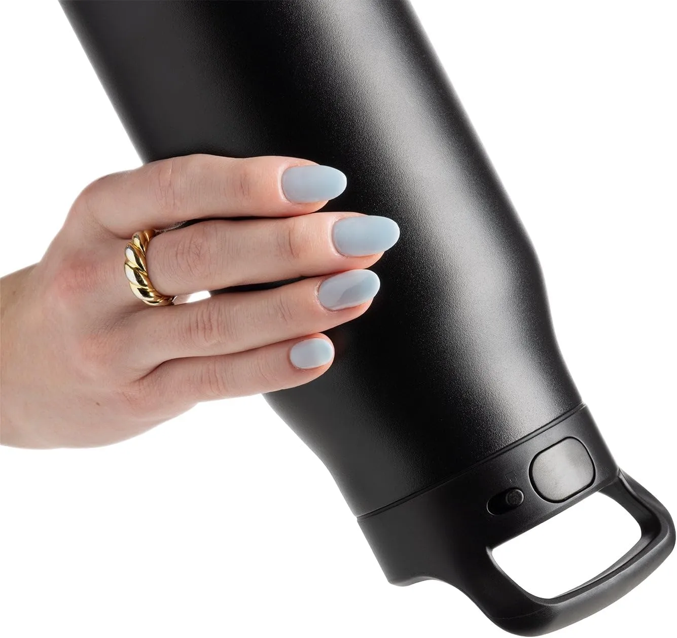 Simple Modern Water Bottle with Push Button Straw Lid | Ceramic-Lined Insulated Stainless Steel | Travel Water Bottles for Gym & Sports | Leak Proof | Mesa Signature Collection | 34oz, Into the Night