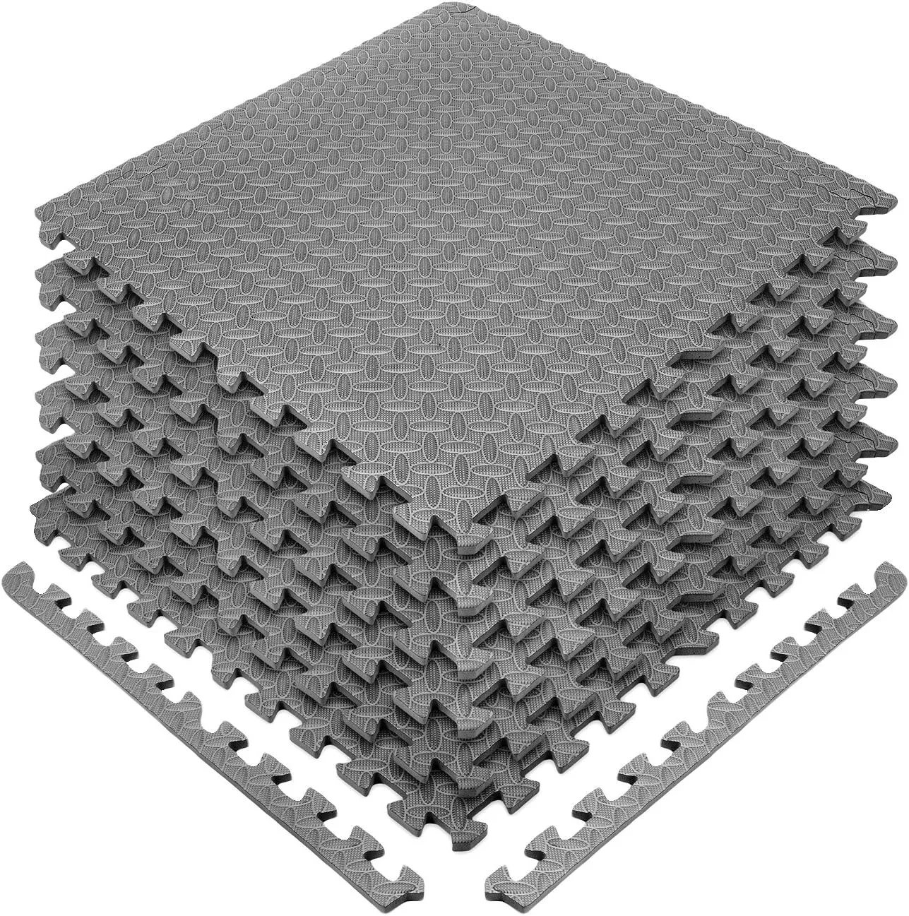 Sivan Health and Fitness Puzzle Exercise Mat EVA Foam Interlocking Tiles