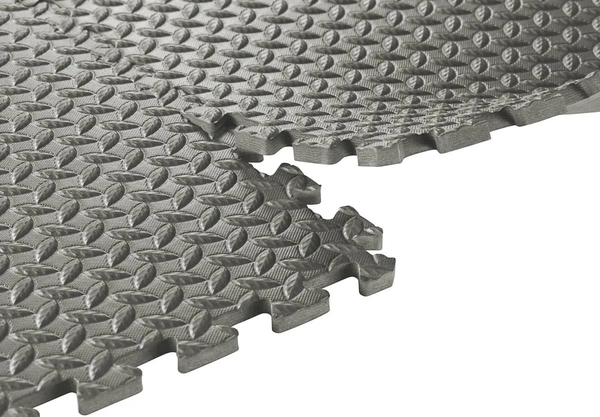 Sivan Health and Fitness Puzzle Exercise Mat EVA Foam Interlocking Tiles