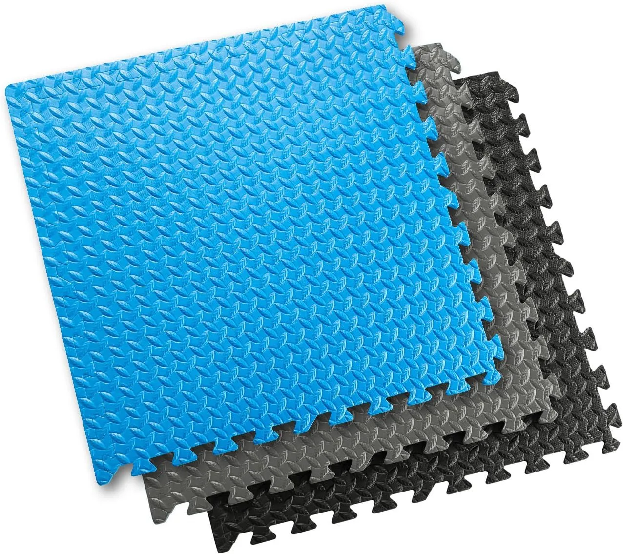 Sivan Health and Fitness Puzzle Exercise Mat EVA Foam Interlocking Tiles
