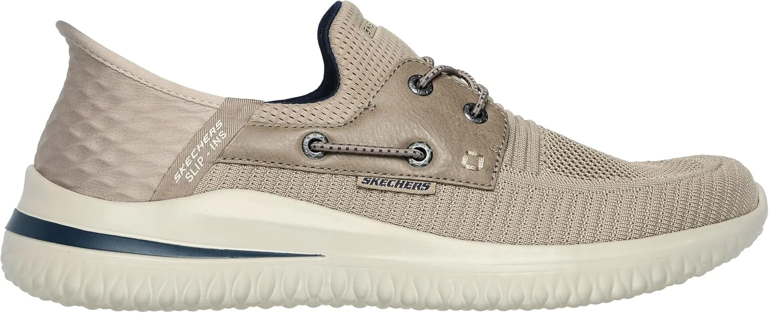 Skechers Men's Delson 3.0-Roth 210606 Low Profile Bungee Lace Slip-Ins