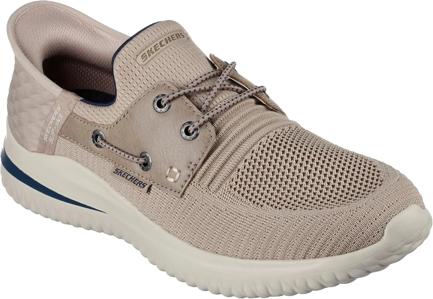 Skechers Men's Delson 3.0-Roth 210606 Low Profile Bungee Lace Slip-Ins