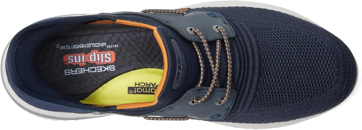 Skechers Men's Delson 3.0-Roth 210606 Low Profile Bungee Lace Slip-Ins