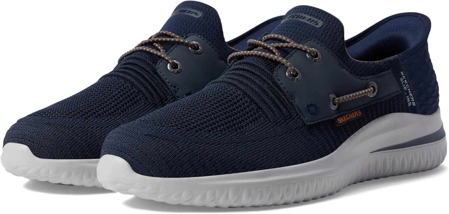 Skechers Men's Delson 3.0-Roth 210606 Low Profile Bungee Lace Slip-Ins