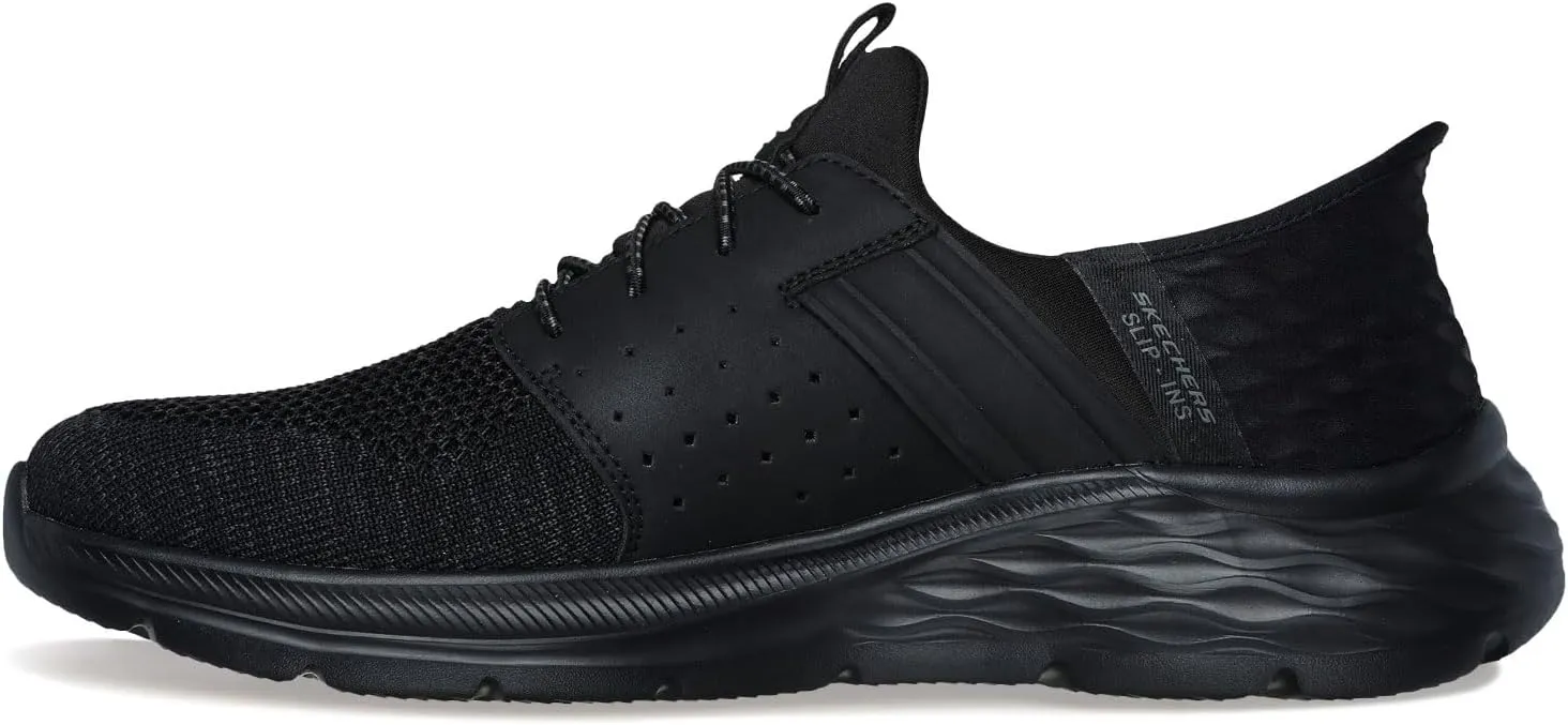 Skechers Men's Garner-Newick 210803 Low Profile Bungee Lace Slip-Ins