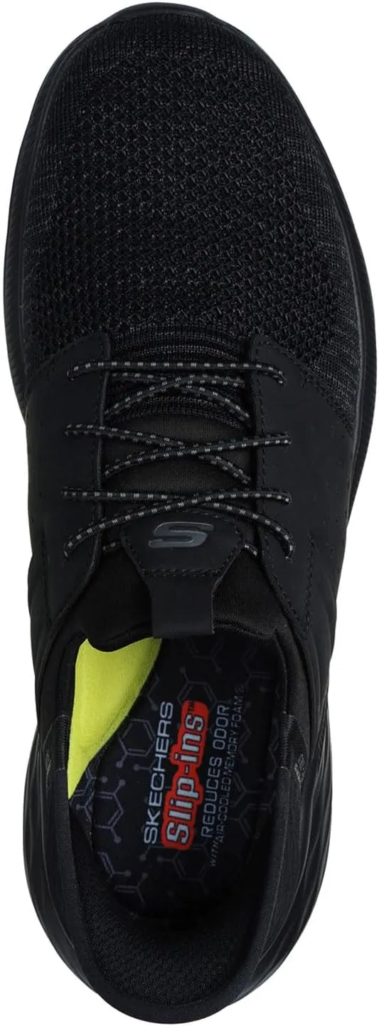 Skechers Men's Garner-Newick 210803 Low Profile Bungee Lace Slip-Ins