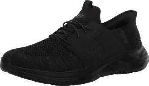 Skechers Men's Garner-Newick 210803 Low Profile Bungee Lace Slip-Ins