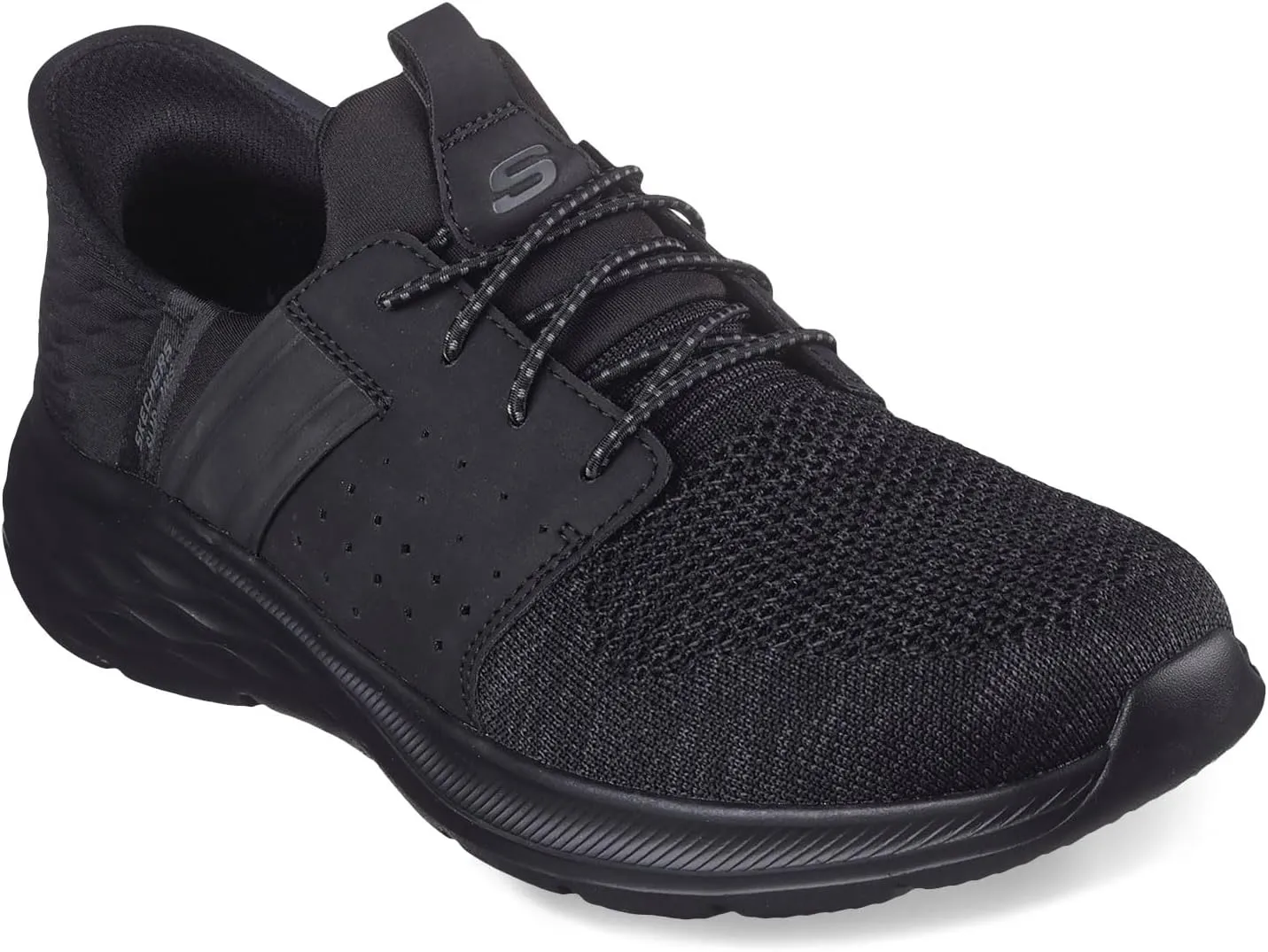 Skechers Men's Garner-Newick 210803 Low Profile Bungee Lace Slip-Ins