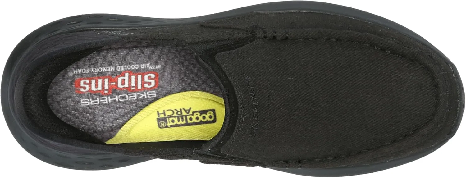 Skechers Men's Parson-Dewitt 204806 Twin Gore Moc Toe Slip-Ins