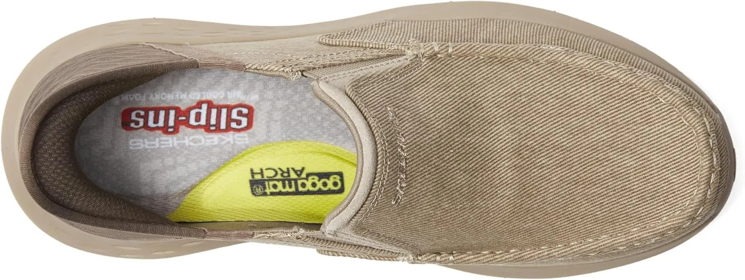 Skechers Men's Parson-Dewitt 204806 Twin Gore Moc Toe Slip-Ins