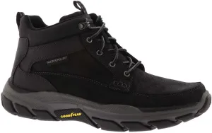 Skechers USA Men's Respected-Boswell 204454 Mid Top Leather Moc Toe Lace Up