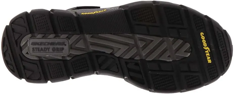 Skechers USA Men's Respected-Boswell 204454 Mid Top Leather Moc Toe Lace Up