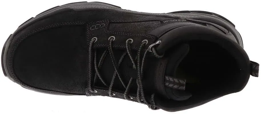 Skechers USA Men's Respected-Boswell 204454 Mid Top Leather Moc Toe Lace Up