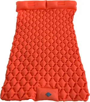 Sleeping Mat Double Camp Bed Sleeping Pad Ultralight Inflatable Mattress Camping Travel Tent Mat Beach Mat Picnic Blanket Self-Inflating Mats (Color : Green) (Orange)