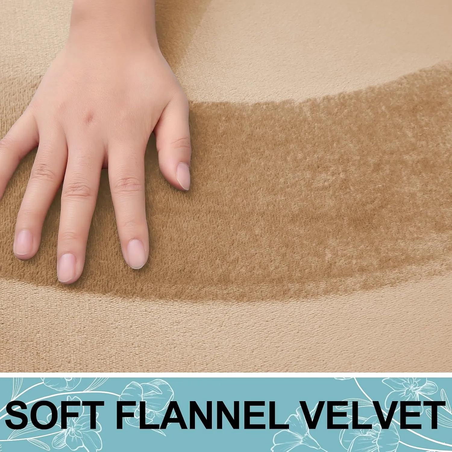Smiry Memory Foam Bath Mat 30x20, Extra Soft and Absorbent Bathroom Mats, Non Slip Washable Carpet for Floor, Shower and Tub, Camel