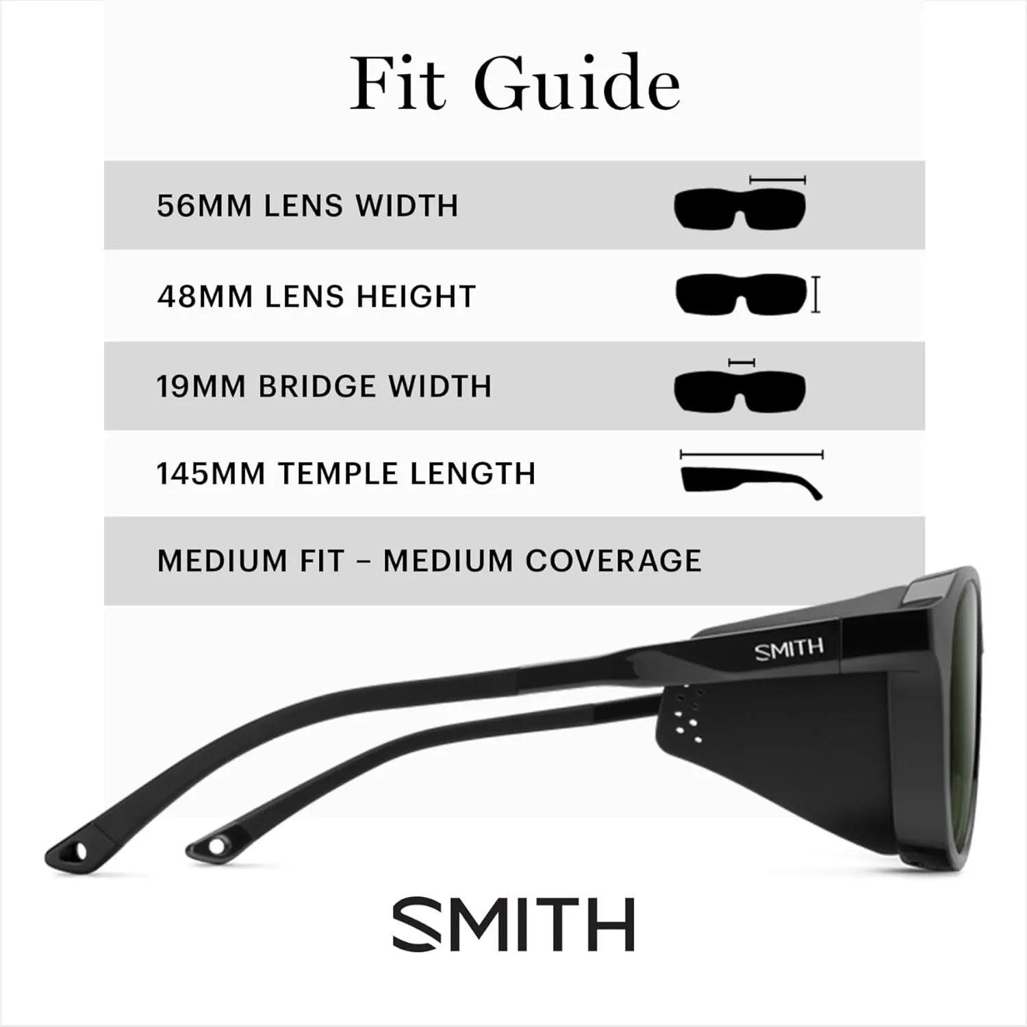 SMITH Optics Venture Sunglasses – Shield Lens Performance Sports Sunglasses for Skiing, Snowsports & More – For Men & Women
