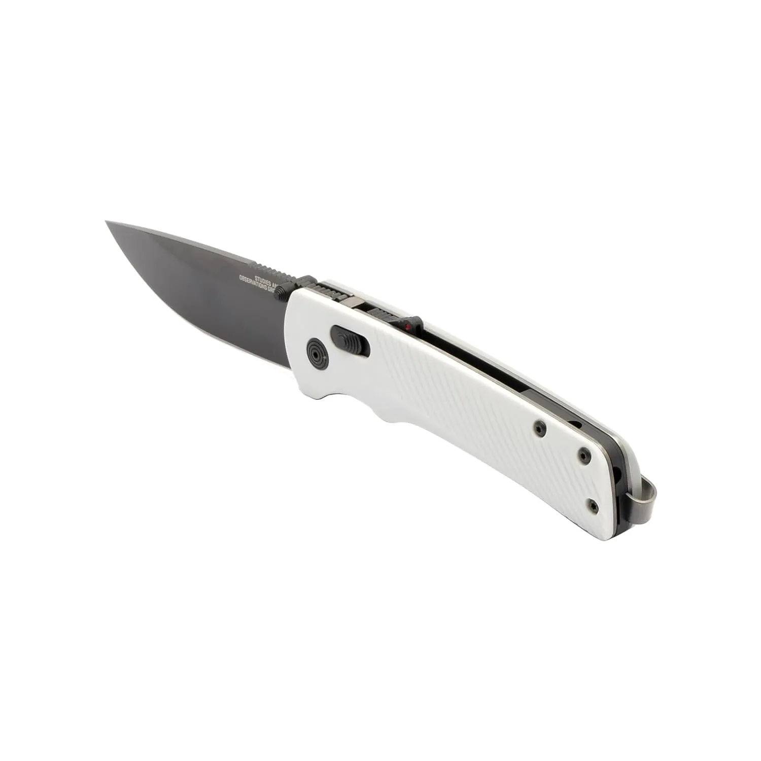 SOG Flash AT Daily Carry Ambidextrous Pocket Compact Folding Knife | Ergonomic Handle for Enhanced Grip | D2 Steel Blade, Concrete/Cool Gray