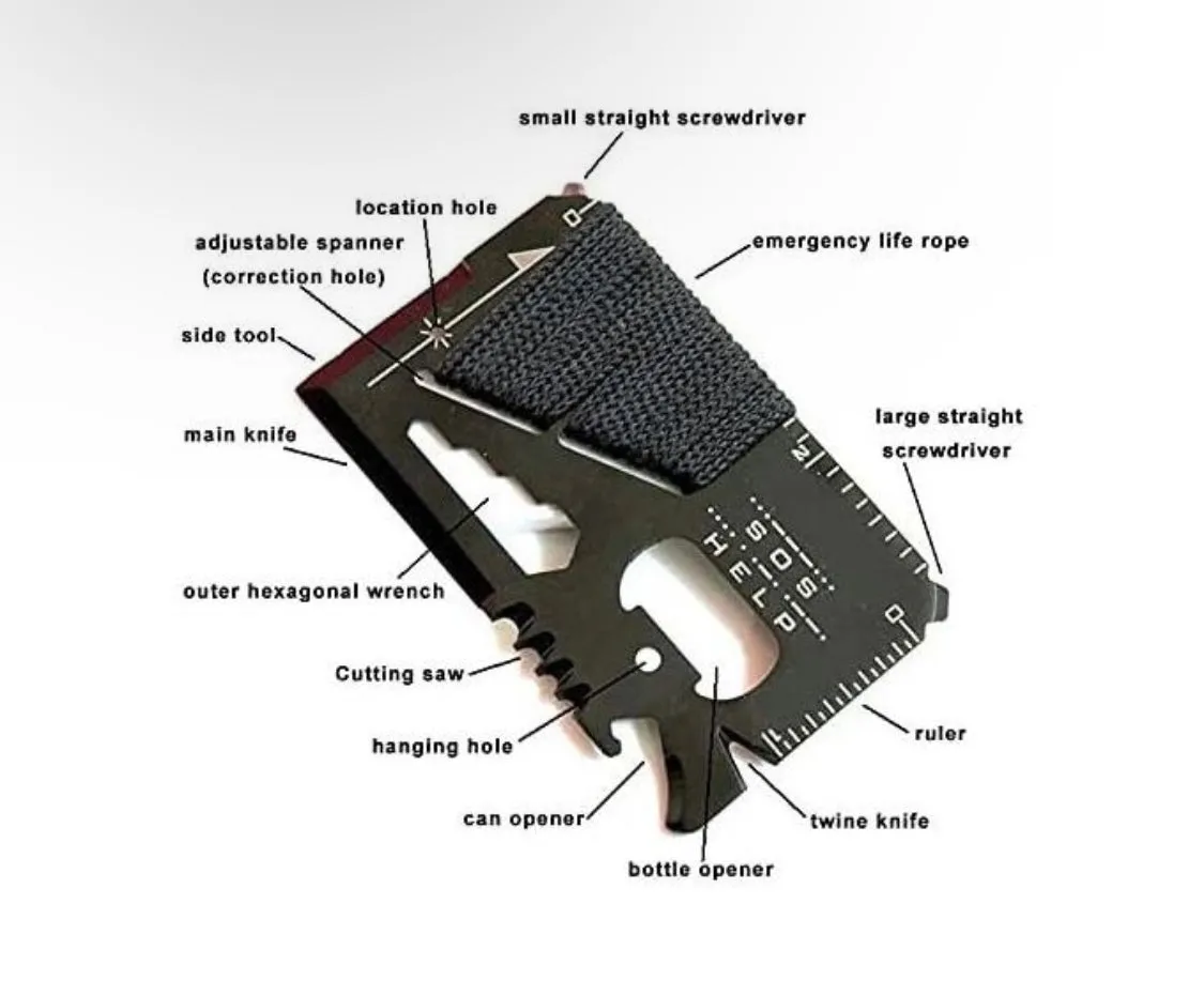 S.O.S Multi Tool Wallet Card