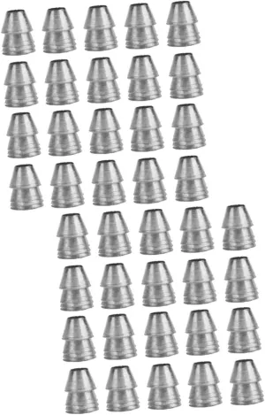 Sosoport 40pcs Iron Replacement for Hammer Handle Fixing Lightweight Taper for Axe Reinforcement and Compact for Easy Installation