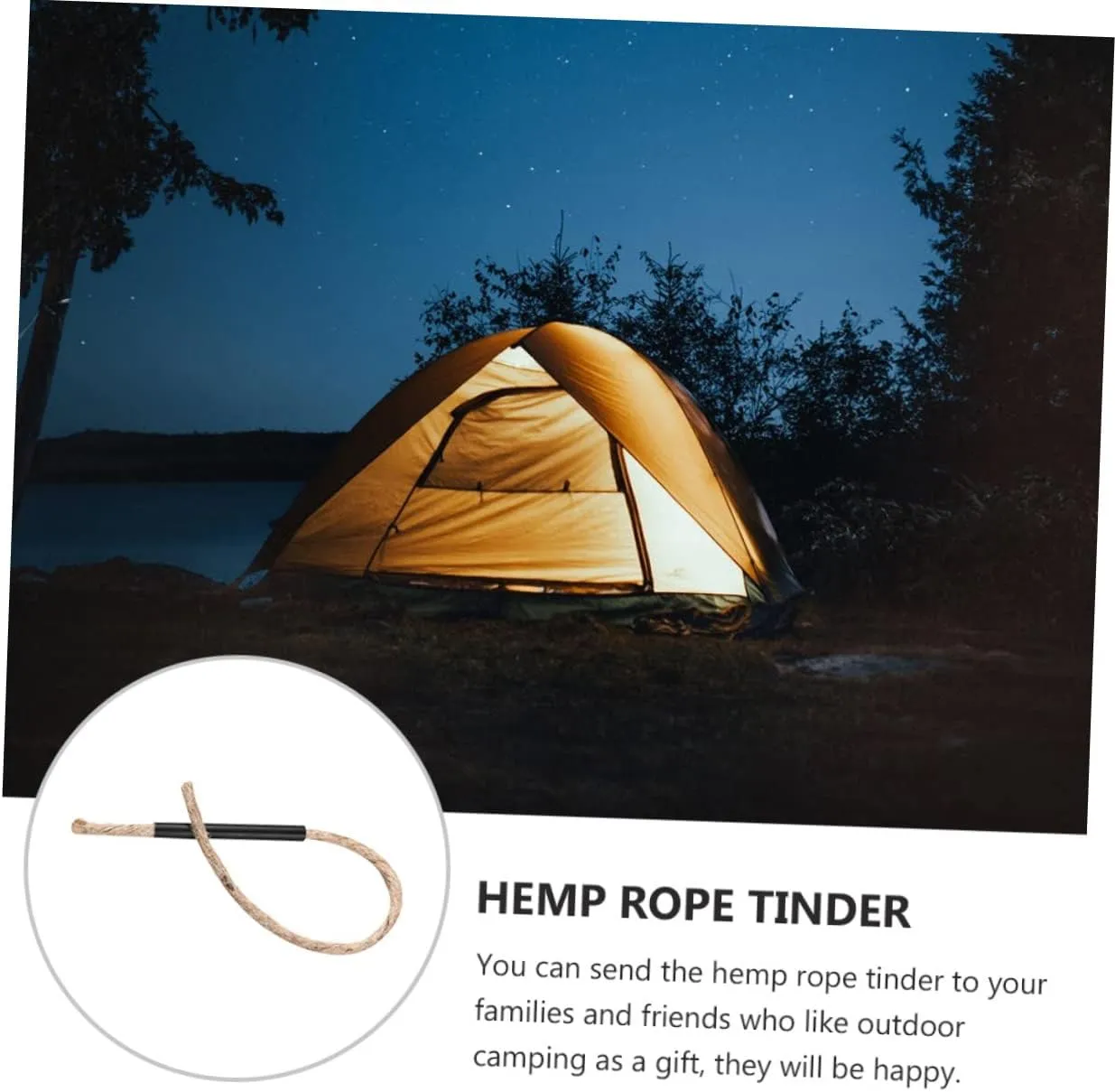 Sosoport Fuse Portable Air Matches Griddle Rope Fire Plugs Garden Cord Starting Starters Kits Camping Lanterns