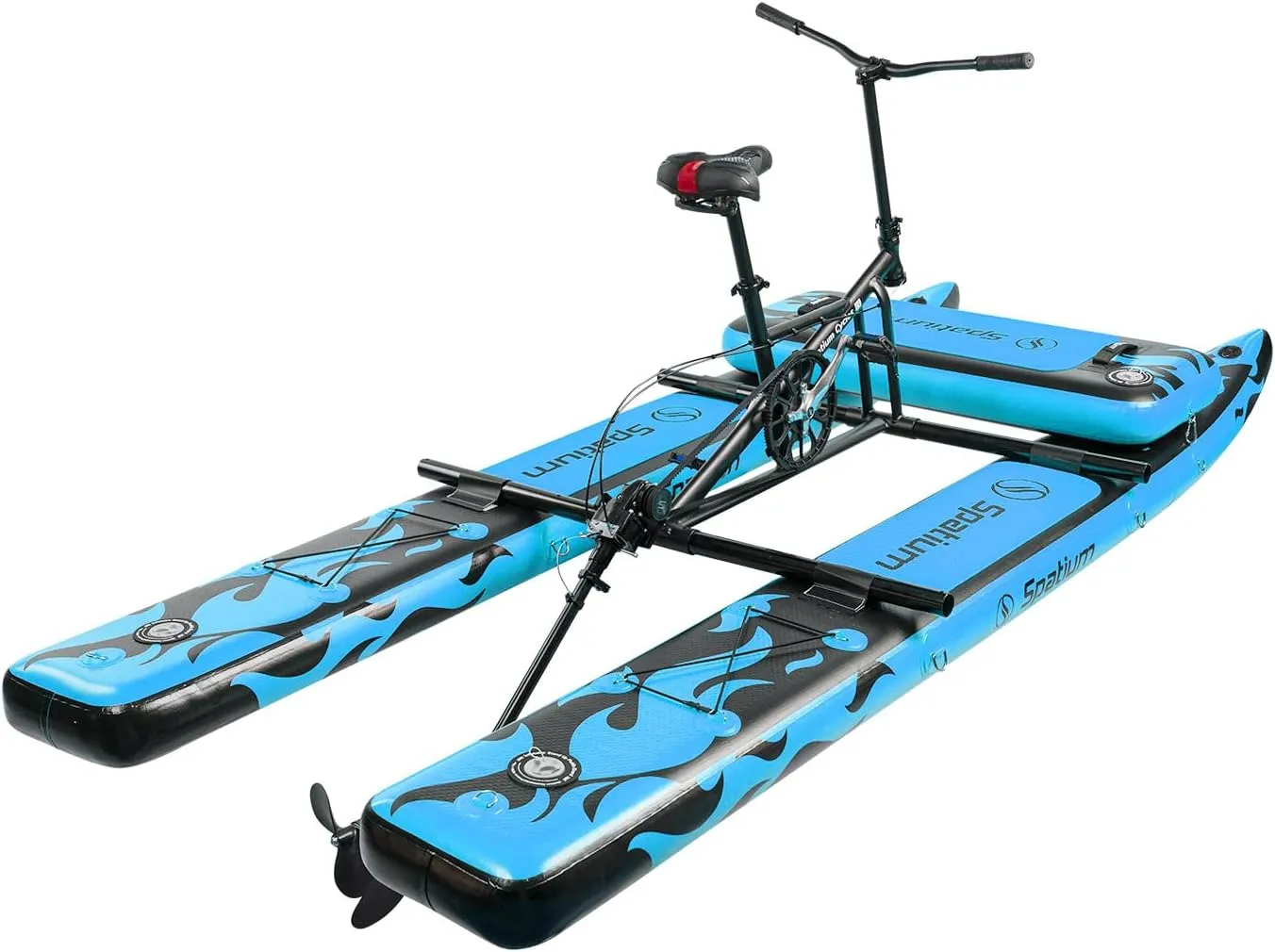Spatium Sup Water Bike 2.0 Inflatable Pedal Boat Kayak Water Bicycles for Lake Fishing Pedal Boat More Stable and Easy to Drive on Water