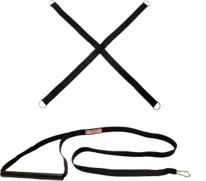 SPEEDSTER 6' Tough Tow Resistor- Heavy Duty Explosive Sprint Training Strap- for All Athletes- Includes Padded Harness- American Made