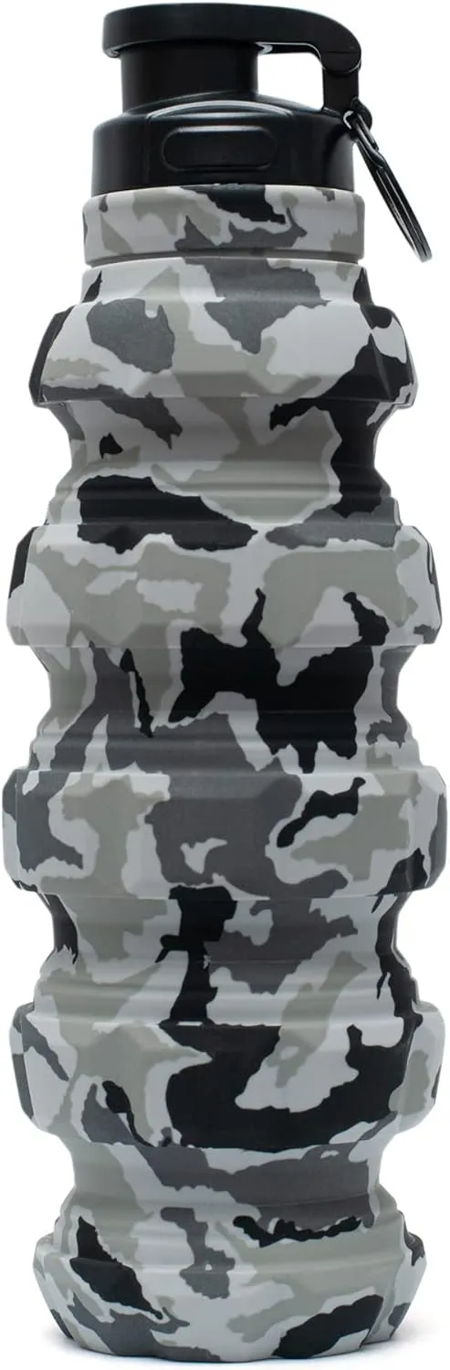 Spit Cup Spittoon for Chewing, Portable Reusable Spit Dipping Cup with Lid, Collapsible Spill Resistant Leak Proof Silicone Body Travel Spitter
