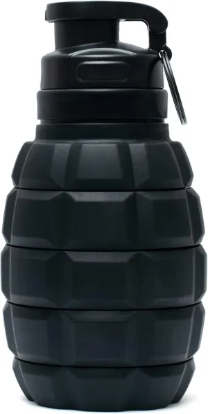 Spit Cup Spittoon for Chewing, Portable Reusable Spit Dipping Cup with Lid, Collapsible Spill Resistant Leak Proof Silicone Body Travel Spitter