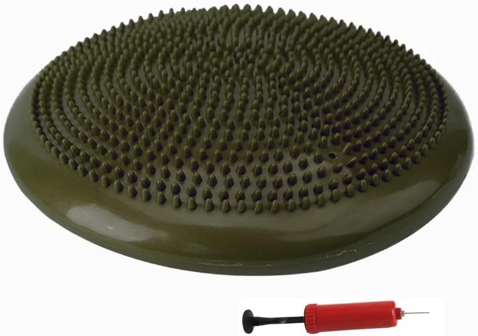 Sporting Goods Inflatable Yoga Massage Mat Yoga Balance Disc Massage Pad Cushion Mat Round Inflatable Ball Durable Universal Sports Gym Fitness for Indoor Exercise