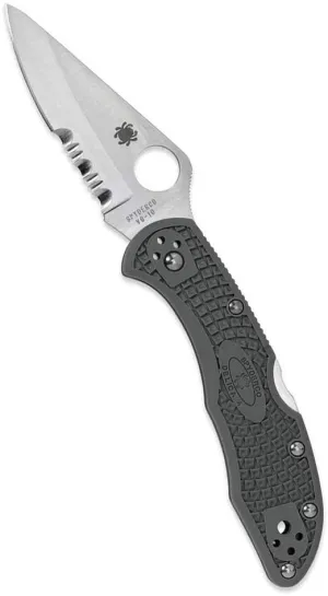 Spyderco Delica 4 FRN Foliage Green 2.9" VG-10 Folding Pocket Knife (C11PSFG)