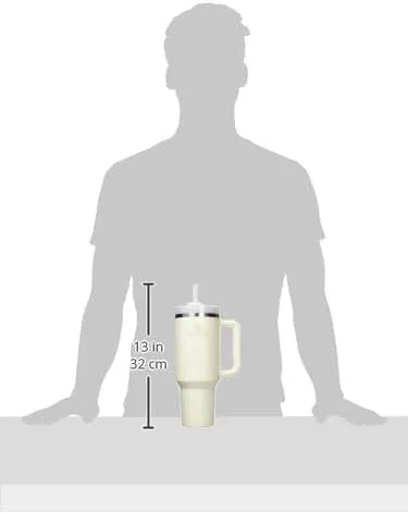 Stainless Steel Insulated Tumbler 1.18L with Lid and Straw