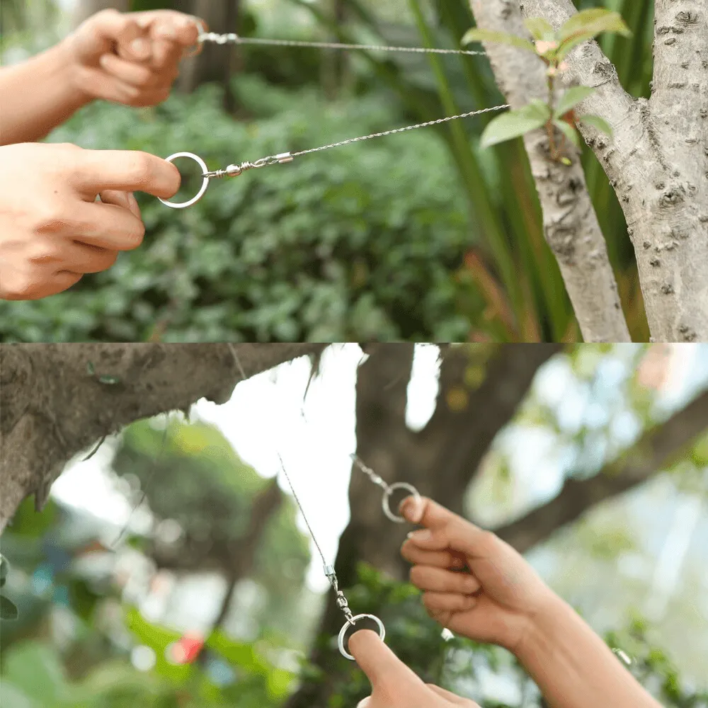 Stainless Steel Wire Saw - Camping Survival Tool