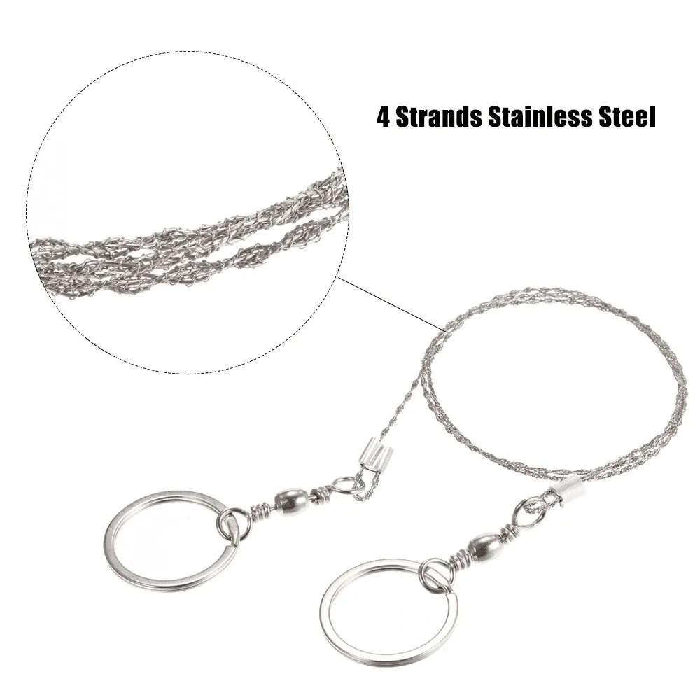 Stainless Steel Wire Saw - Camping Survival Tool