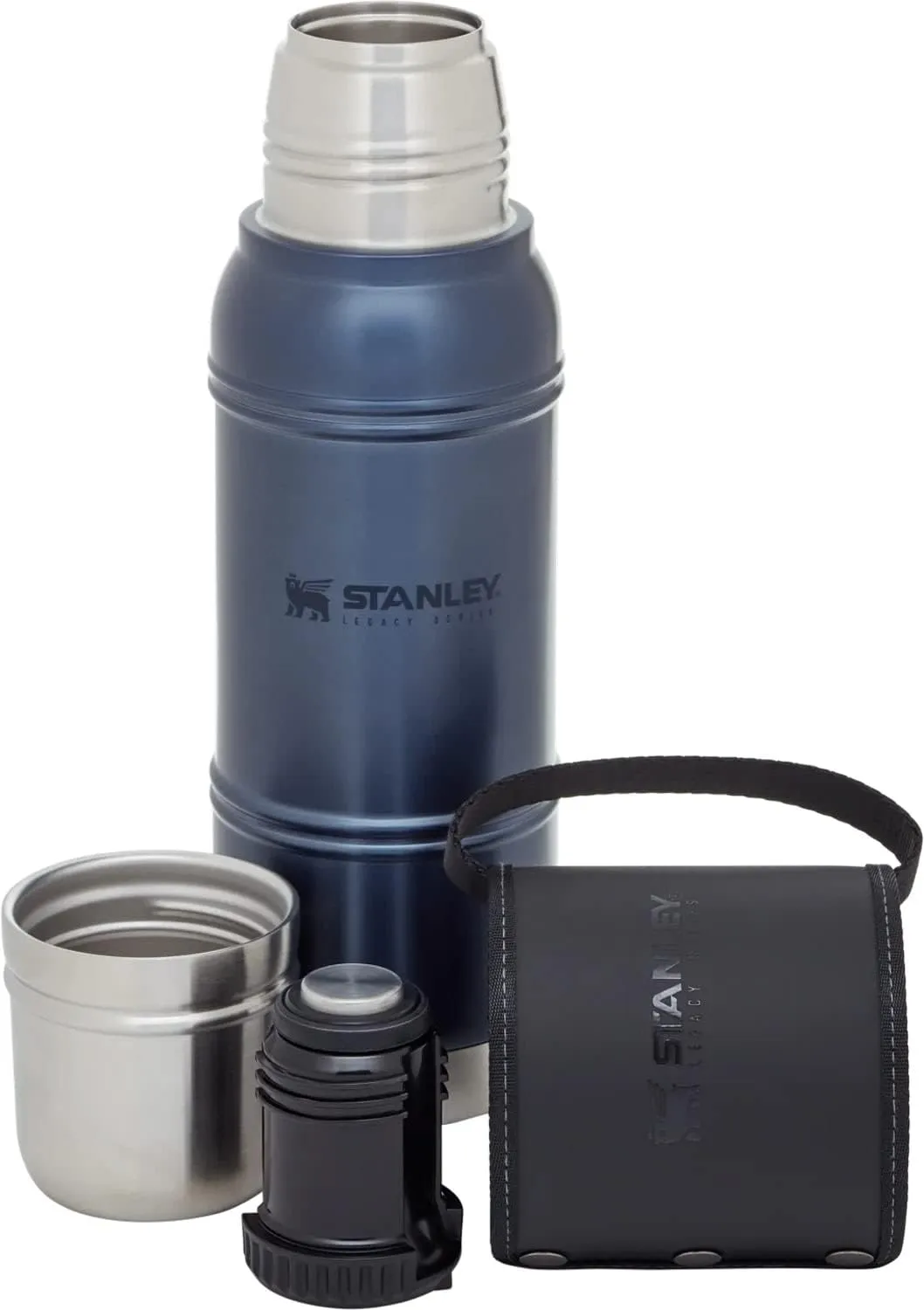 Stanley Quadvac Thermal Insulated Wide Mouth Bottle- BPA-Free 18/8 Stainless Steel Thermos for Cold & Hot Beverages – Keeps Liquid Hot or Cold for Up to 24 Hours