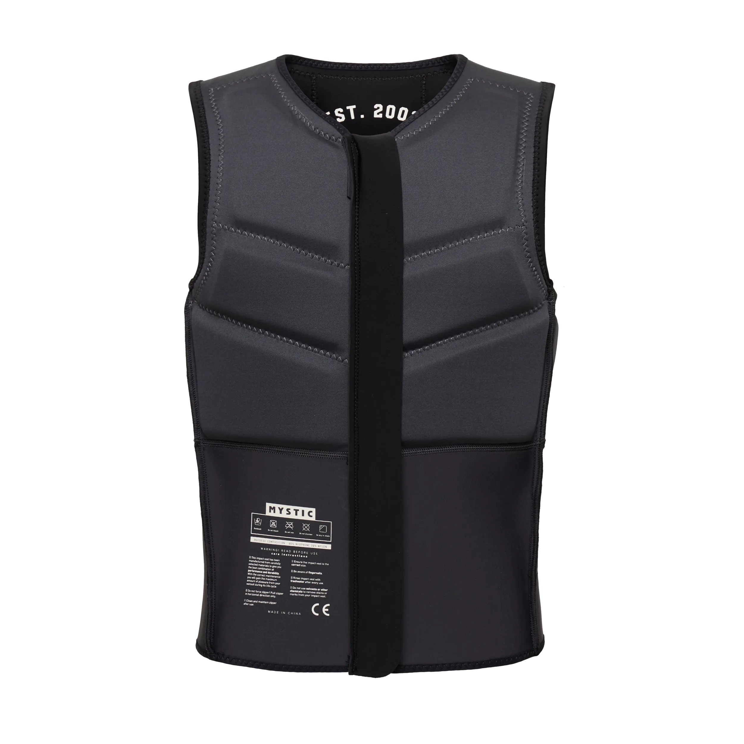 Star Impact Vest Fzip - Black