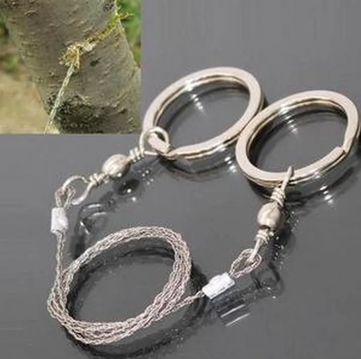 Steel Wire Saw Scroll Saw Hiking Hunting Camping Emergency Survival Tool Kit