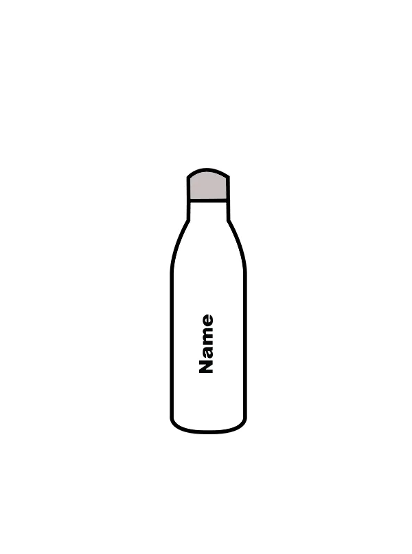 STEPHANIE PATON - WATER BOTTLE WHITE (IN-STOCK)