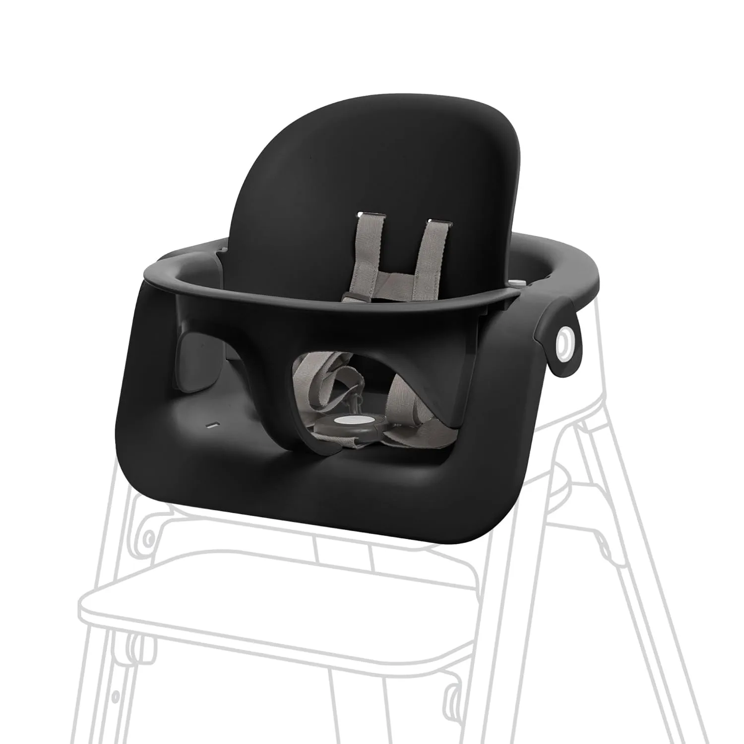 Stokke Steps Baby Set, Black - Transform Stokke Steps Into a Comfortable High Chair - Suitable for Baby from 6 Months - Includes 5-Point Safety Harness