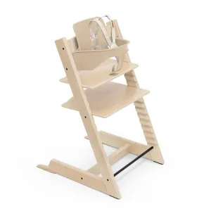 Stokke Tripp Trapp High Chair 2, Natural - Includes Chair   Baby Set with Removable Harness for Children 6-36 Months - Adjustable, Ergonomic & Easy to Clean