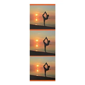 Sunset Serenity Foam Yoga Mat - Ideal for Yoga Enthusiasts and Meditation