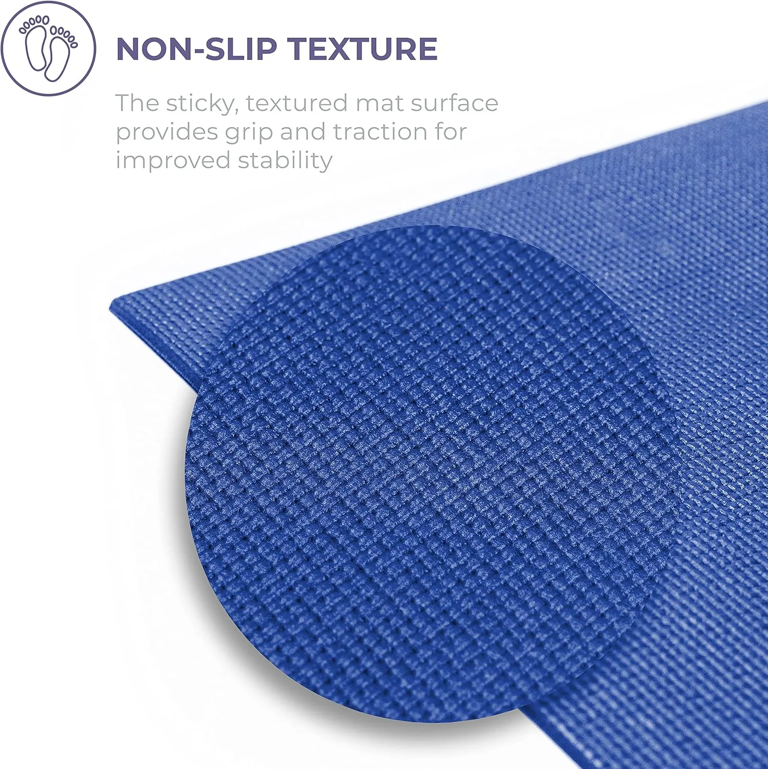 Sunshine Yoga Voyage Yoga Mat Roll, 24in x 50ft Exercise Mat, 5mm Thick Non-Slip Gym Mat for Home Workout and Fitness, Anti-Tear, Cut up to 8 Regular Yoga Mats