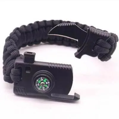 Survival Camping Bracelet - Emergency Outdoor Tool Gear