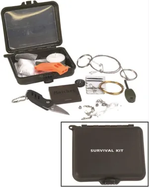 Survival Kit Forest Emergency Set Trekking Camping Multifunctional Tool #16370