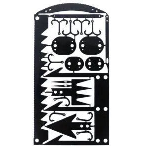 Survival Tool Card 22 In 1 Survival Card-Multi Purpose Pocket Tool Stainless Steel Outdoor Survival Camping Fishing Tool