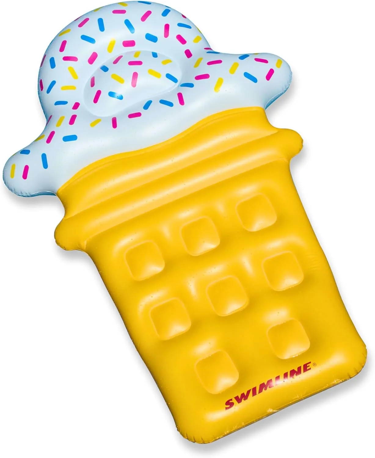 SWIMLINE Inflatable Swimming Pool Float Lounger Raft Fun Mat, Ice Cream Dream, Multicolor
