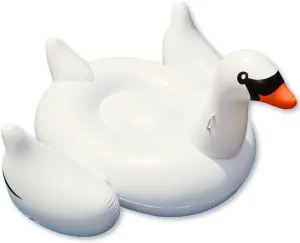 SWIMLINE Original 90701 Inflatable Golden Goose Pool Float | Luxury Ride-On Raft with Stable Wings & Legs |Lounge Floatie Great for Poolside Lounging & Summer Fun