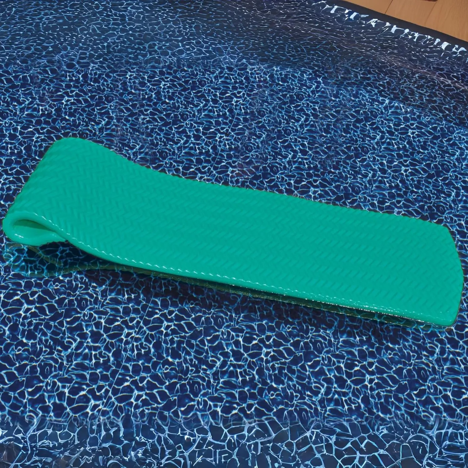 Swimline Original Foam Pool Float for Adults | Sofskin Floating Pool Mattress | Teal | 1.5" Extra Thick Foam | Foam Pool Float | No Inflating Needed | Pool Mat for Adults | Roll Up & Store