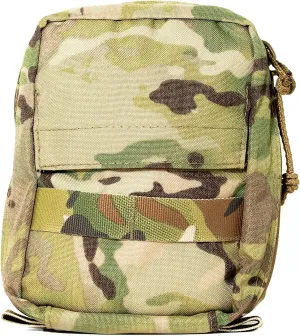 T3 Standard Medical Pouch, MOLLE-Compatible Tactical Pouch for Med Gear, Heavy-Duty Outdoor Pouch for Hiking and Recreation, Supplies Sold Separately, Multicam