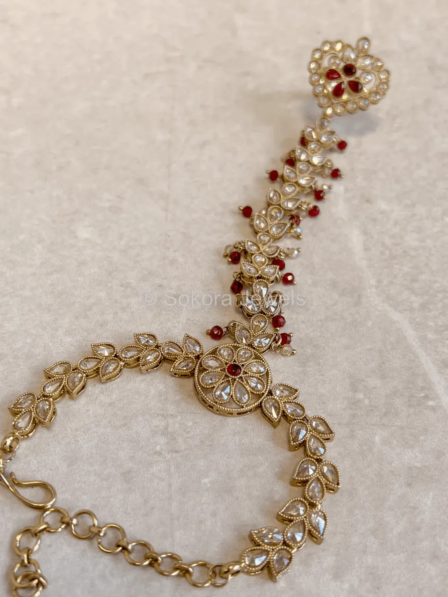 Taara Hand Harness - Maroon