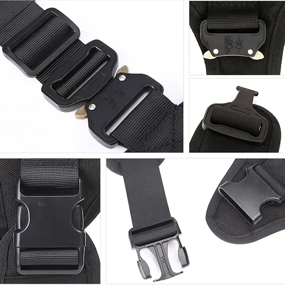 Tactical Dog Harness, Collar & Leash Set – No-Pull, Adjustable Gear